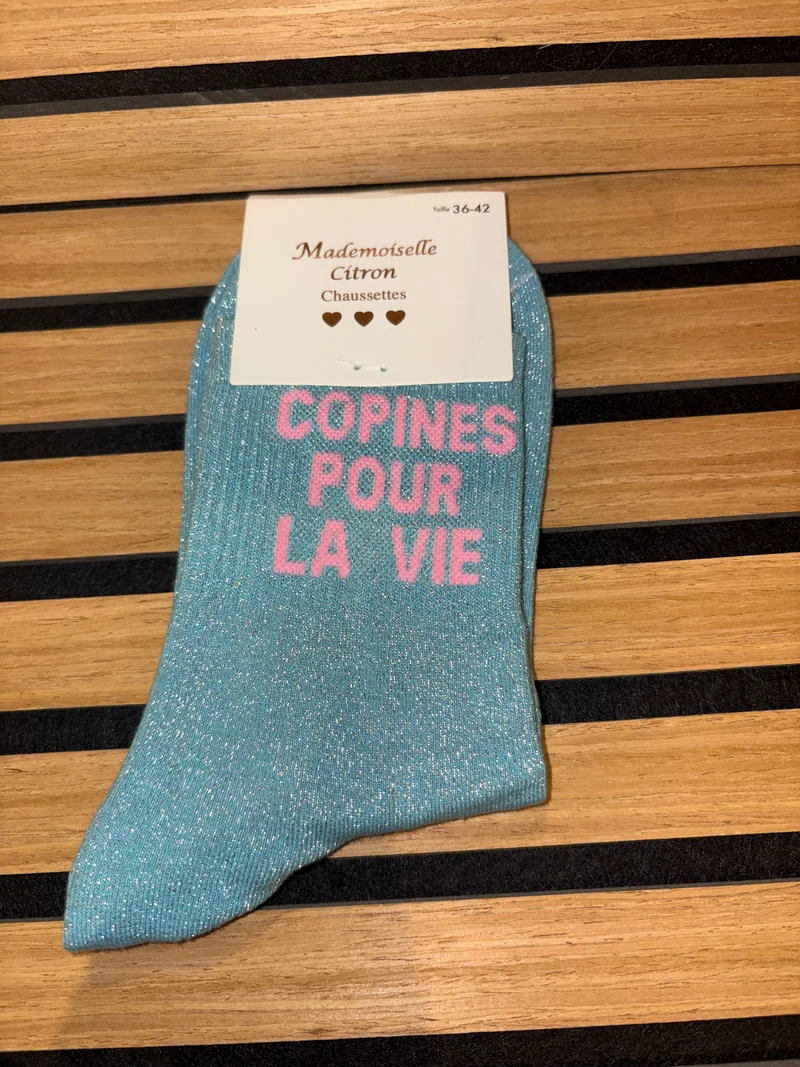Chaussettes « Copines pour la vie »