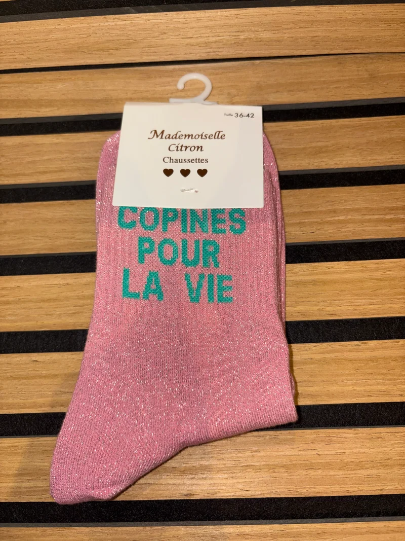 Chaussettes « Copines pour la vie »