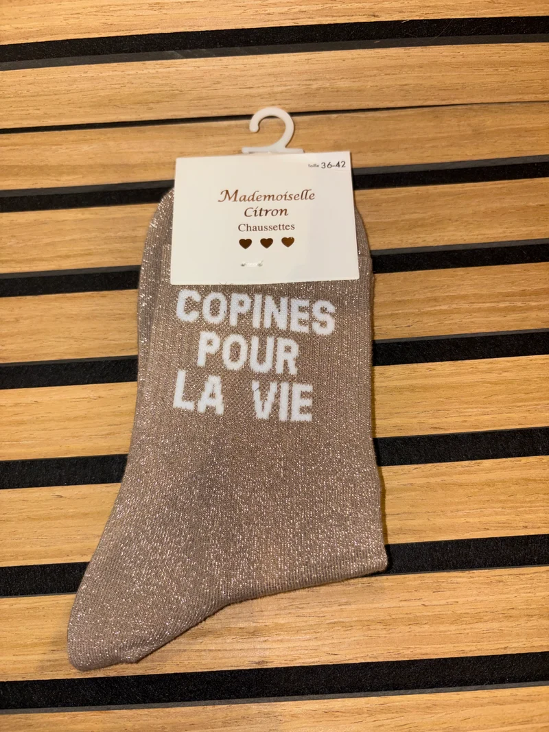 Chaussettes « Copines pour la vie »