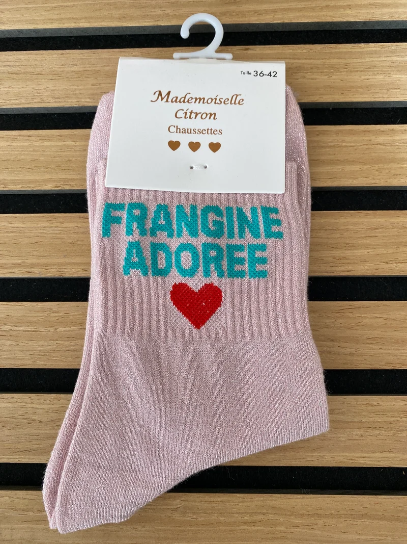Chaussettes « Frangine adorée »