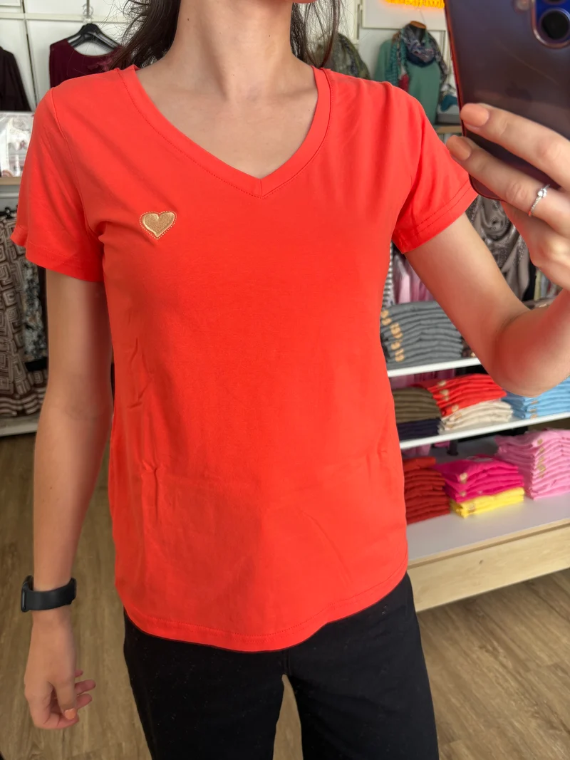 T-shirt cœur