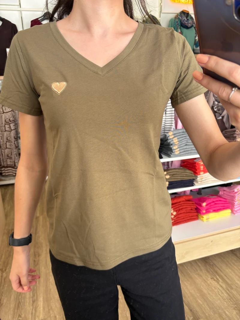 T-shirt cœur