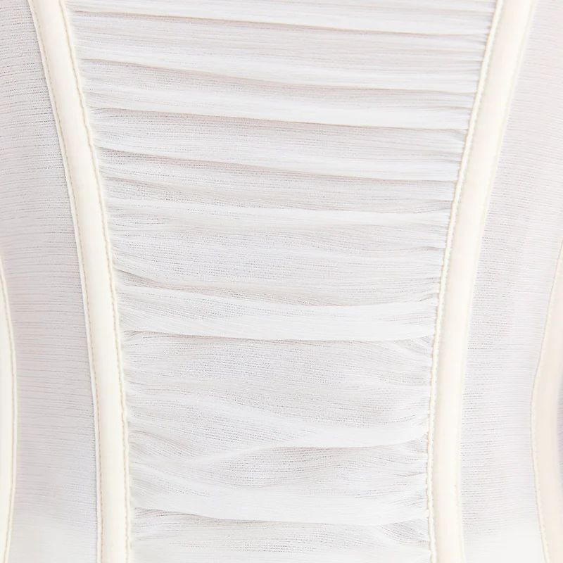 Top Corset Froncé - Crème