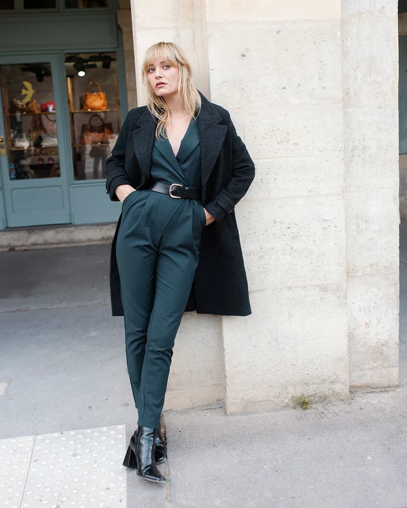 Combinaison Sofia - Vert Bouteille