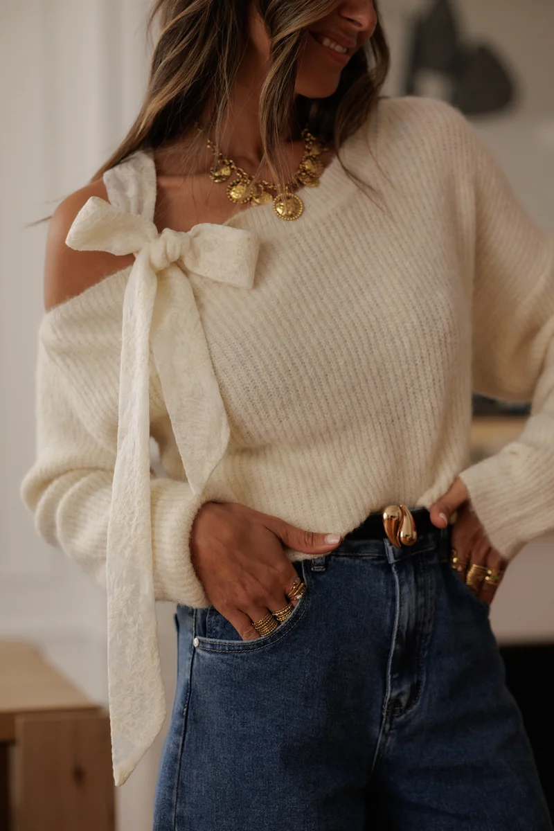 Pull Inara écru