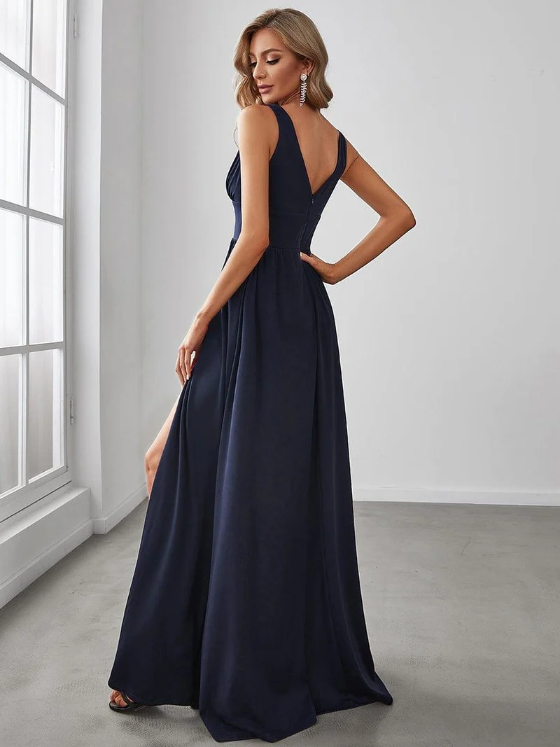 ever SORAYA|Robe gala longue taille haute à col V