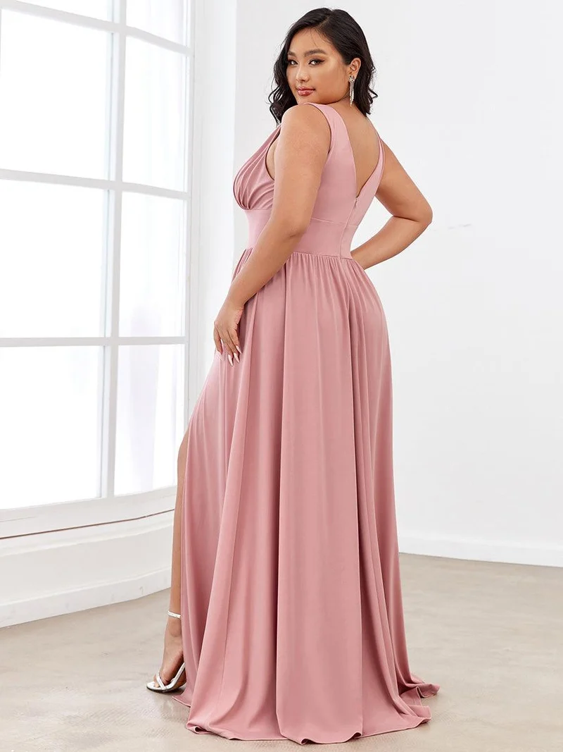 ever SORAYA|Robe gala longue taille haute à col V