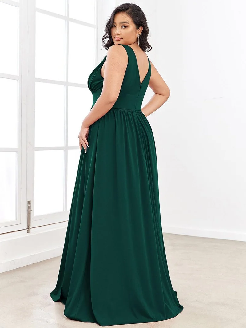 ever SORAYA|Robe gala longue taille haute à col V