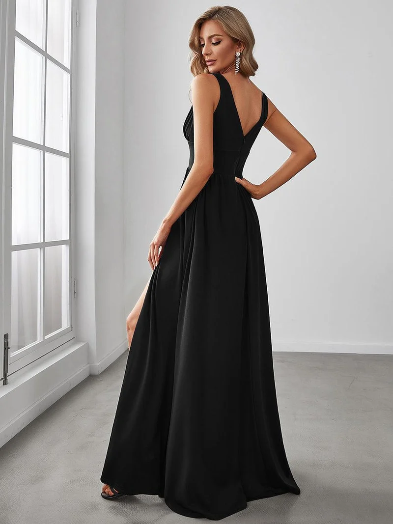 ever SORAYA|Robe gala longue taille haute à col V