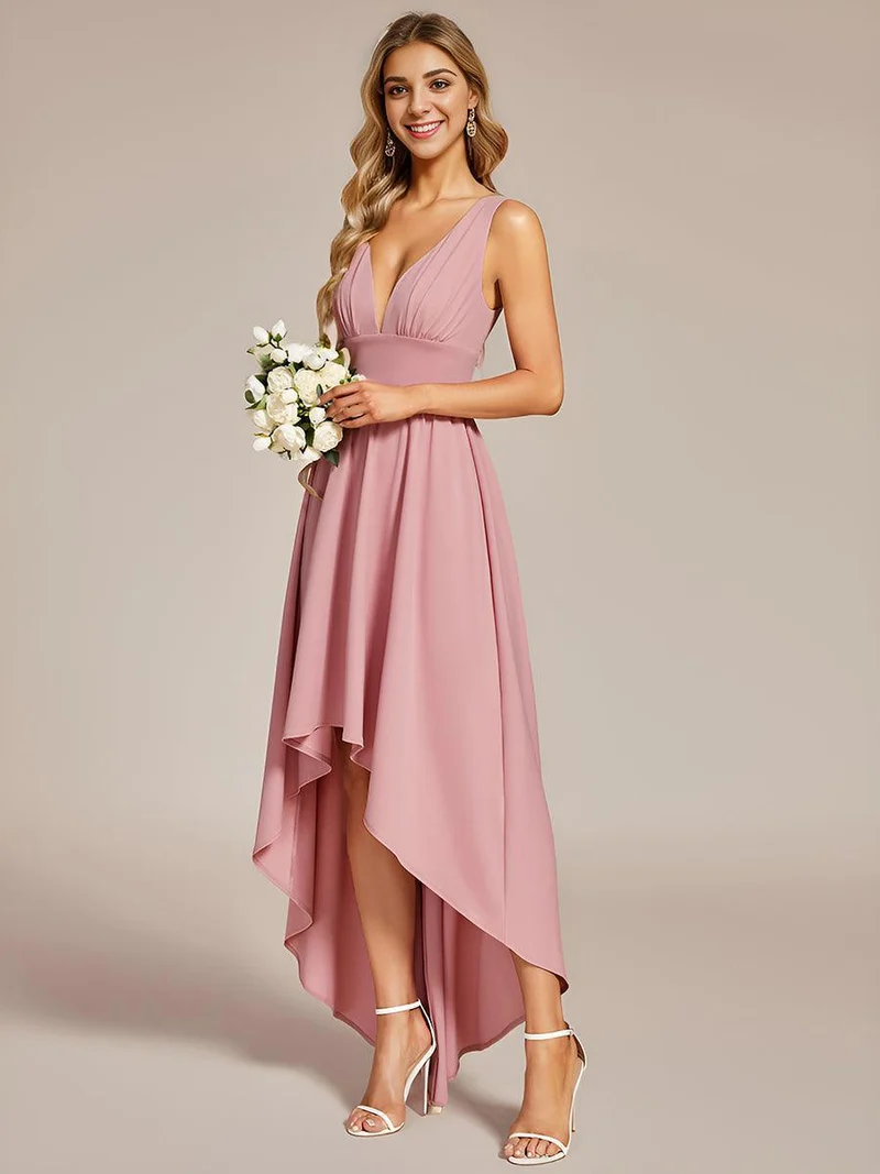 ever SORAYA|Robe gala longue taille haute à col V