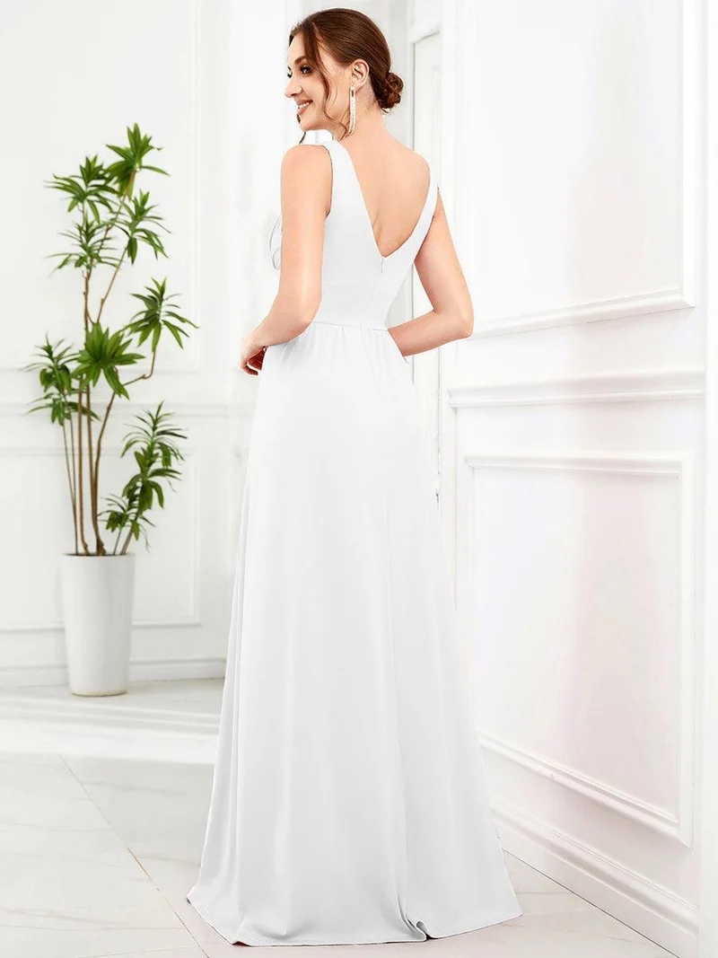 ever SORAYA|Robe gala longue taille haute à col V