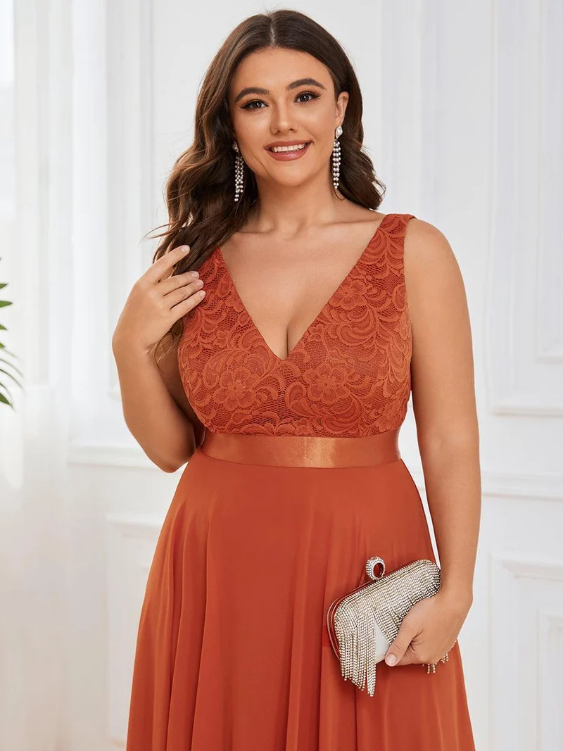 ever COSTA|Robe invitée mariage asymétrique en mousseline de soie