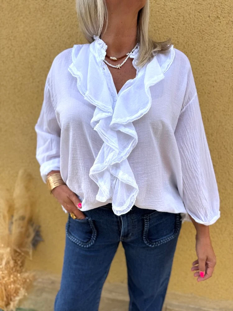 Chemise Alina blanc