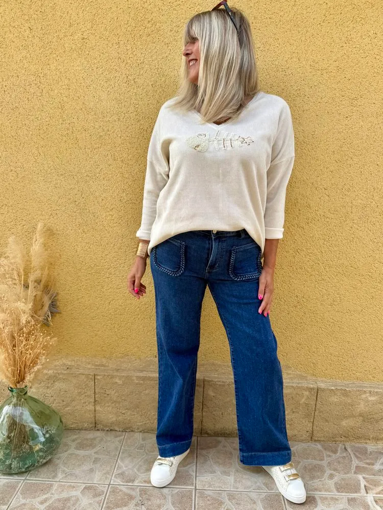 Jean wide leg London