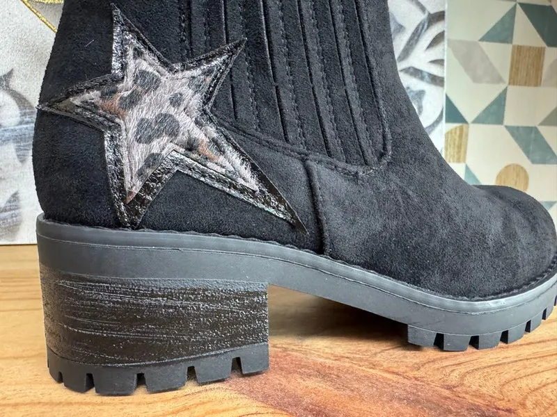 Boots Etoile noir