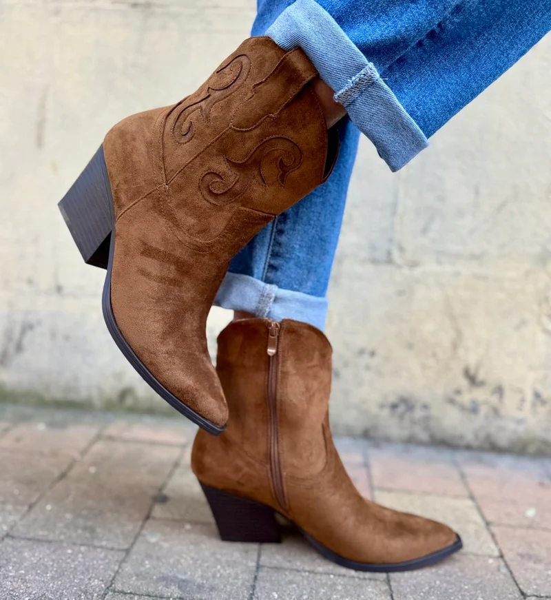 Bottines tiag Elisa caramel