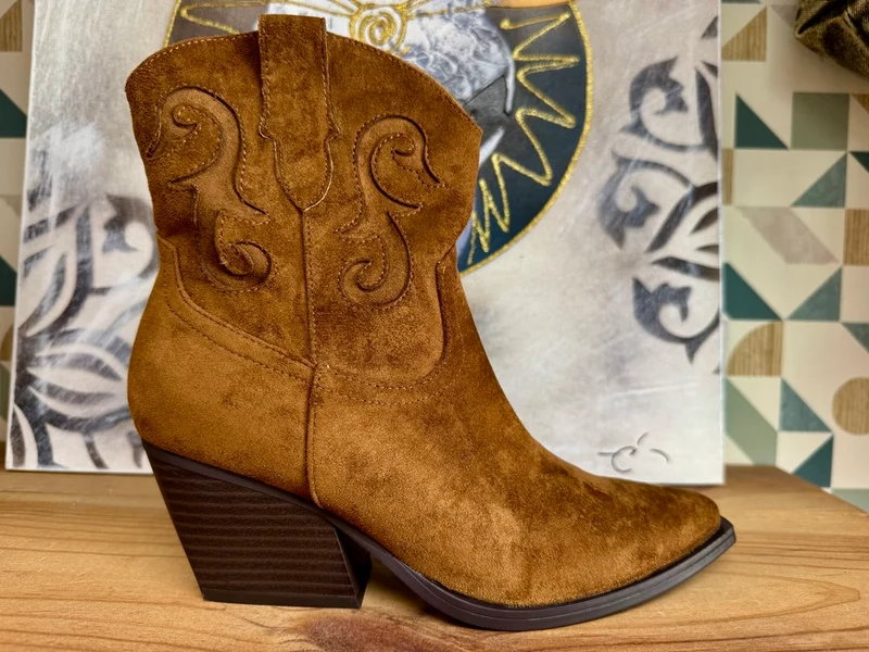 Bottines tiag Elisa caramel