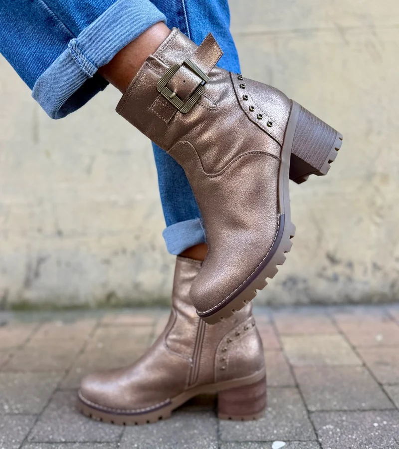 Bottines Amélia bronze
