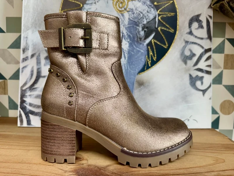 Bottines Amélia bronze