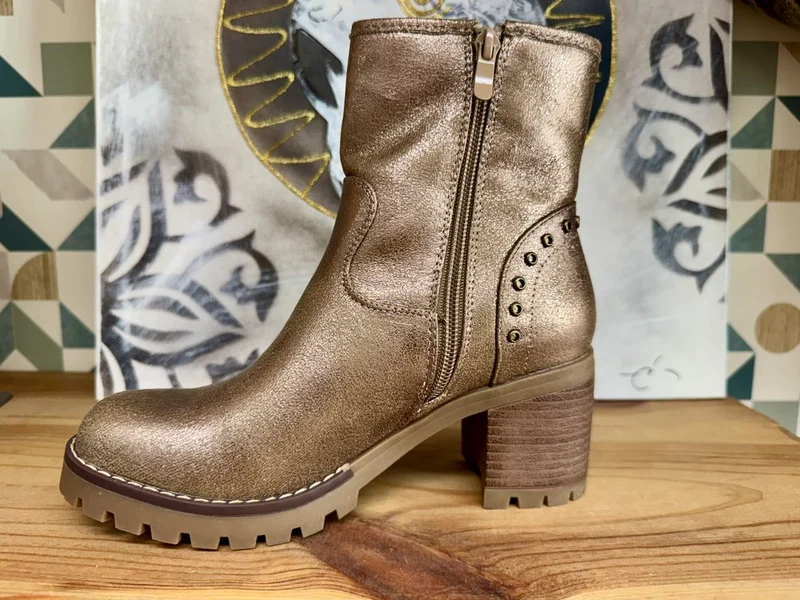 Bottines Amélia bronze
