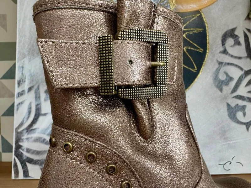 Bottines Amélia bronze
