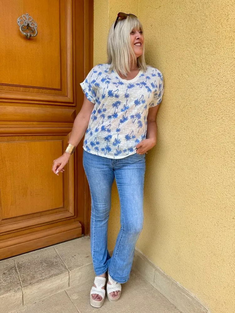 Teeshirt Tropico bleu
