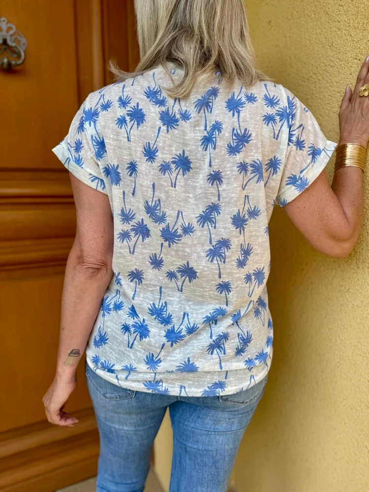 Teeshirt Tropico bleu
