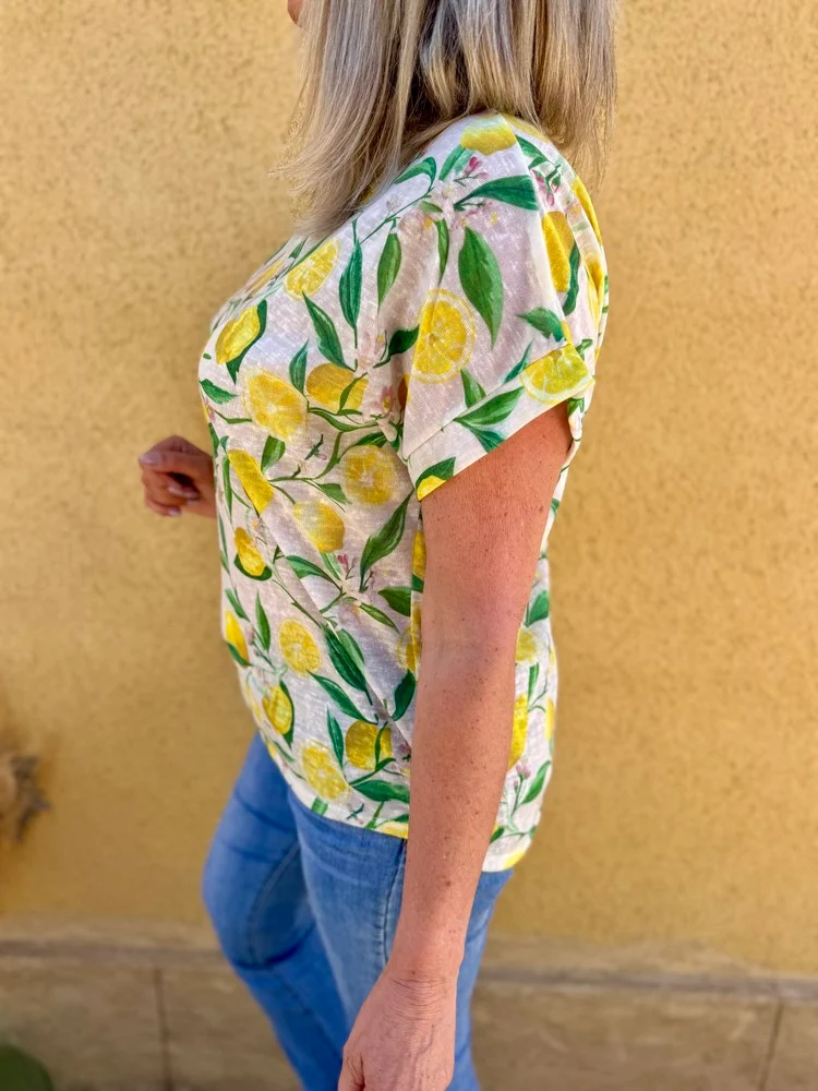 Teeshirt imprimé Limone blanc