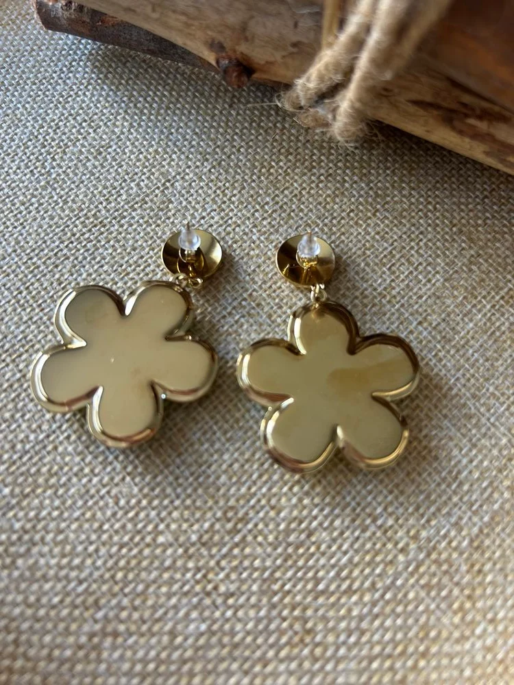 Boucles d'oreilles Agatha vert