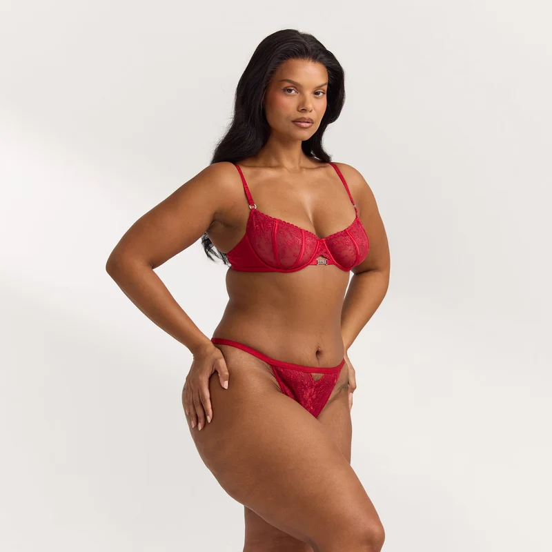 Flirt Balcony Soutien-Gorge - Bordeaux