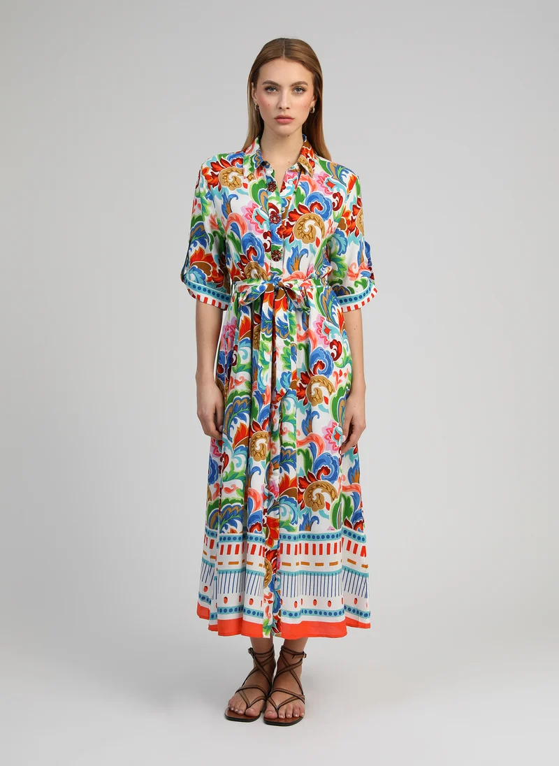 ROBE LONGUE OVINTALA lanzi multico