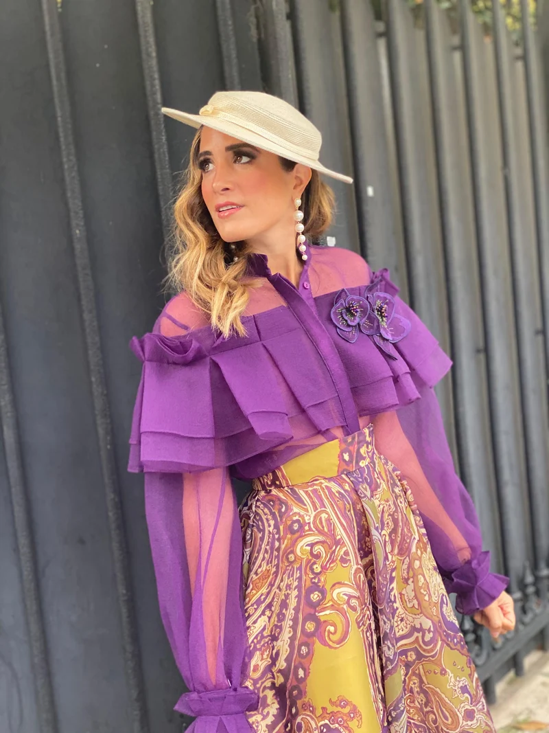 Chemisier Hermione violet