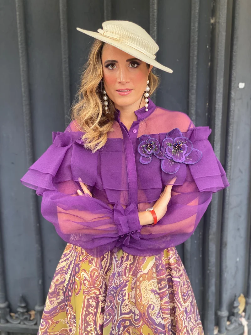 Chemisier Hermione violet