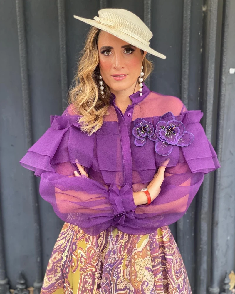 Chemisier Hermione violet