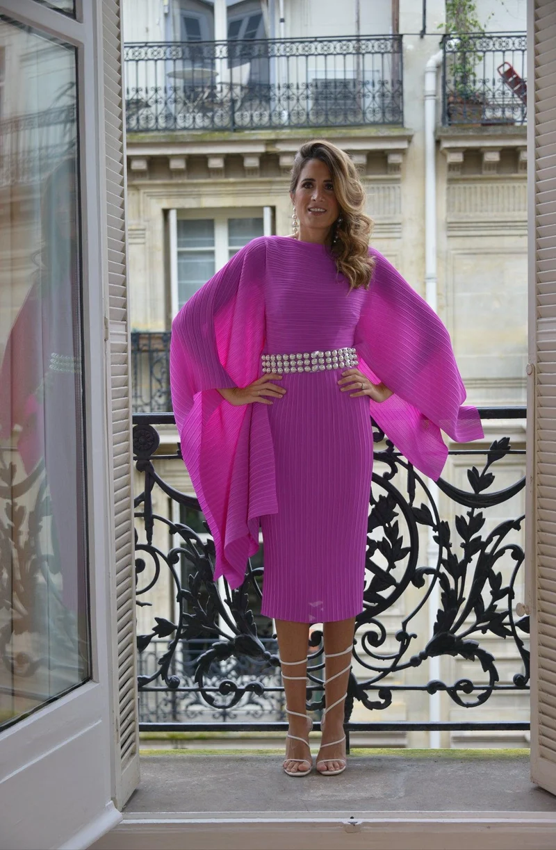Robe cape Cappadocia violette