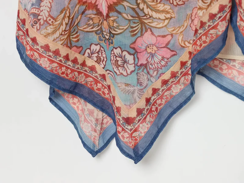 Robe Col Cou Bohemienne