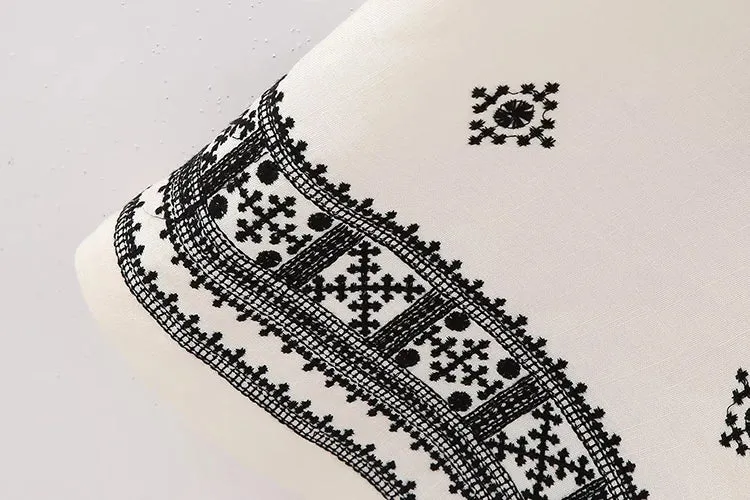 Pantalon Vintage en lin pour femmes