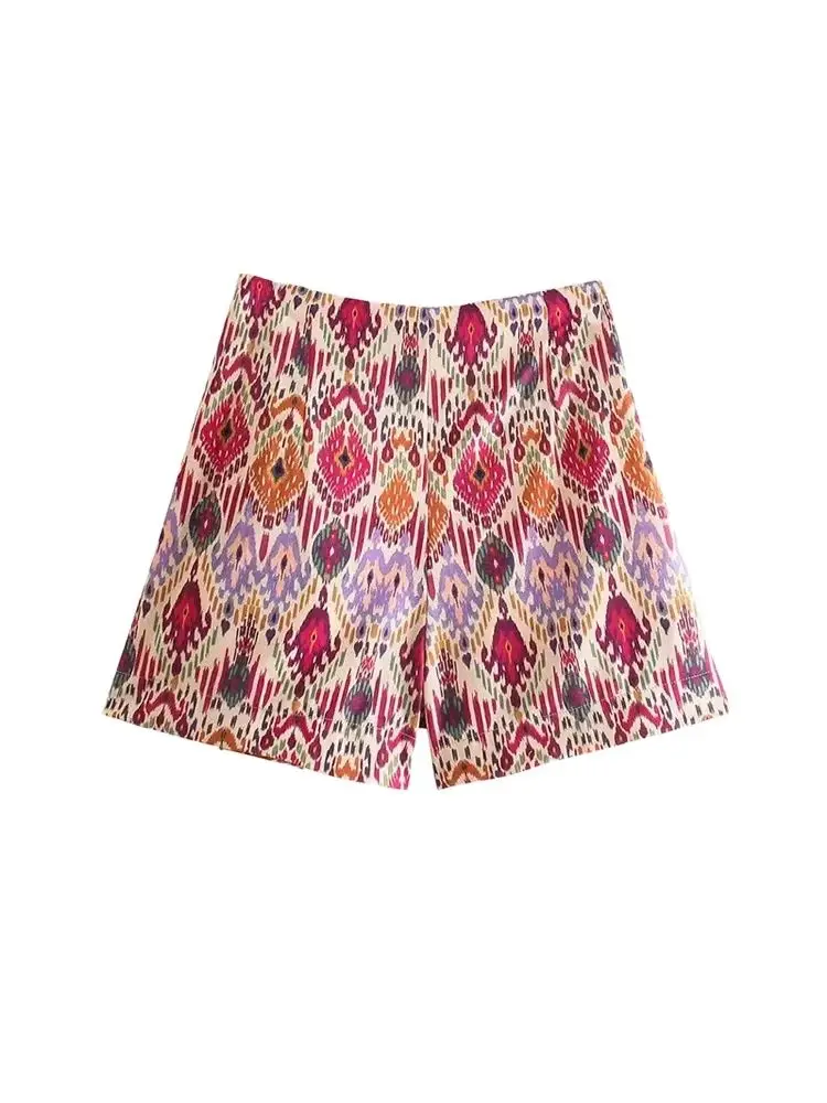 Jupe Short Vintage avec Noeud