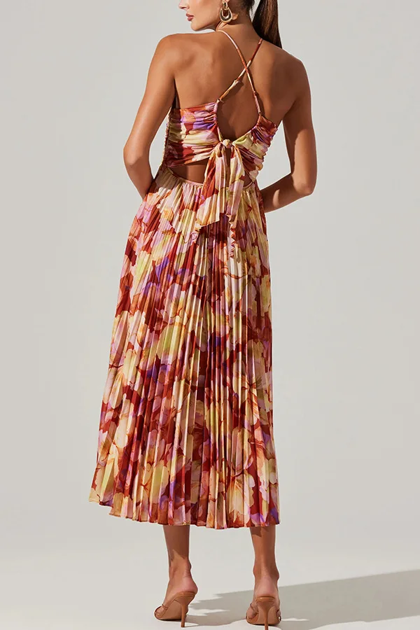 Robe mi longue boheme