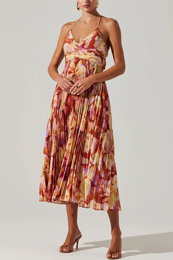 Robe mi longue boheme