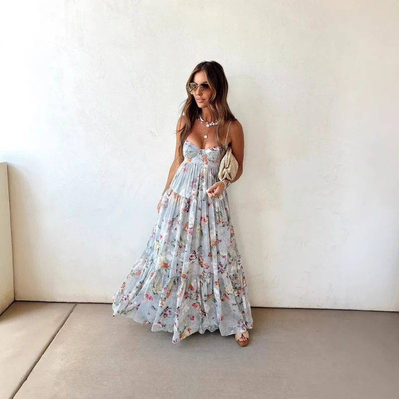 Robe en mousseline chic