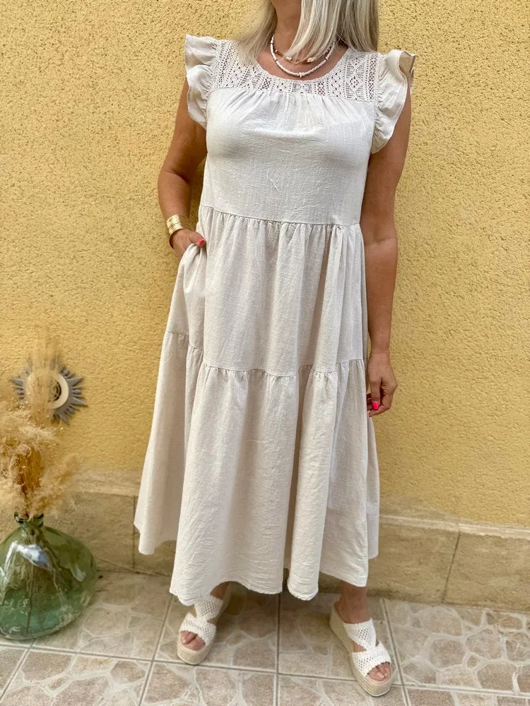 Robe Alice beige