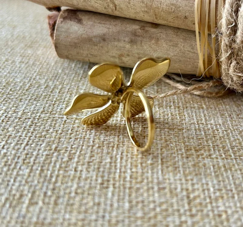 Bague Florina vert anis
