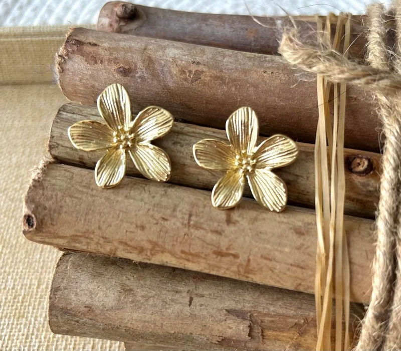 Boucles d'oreilles Flower