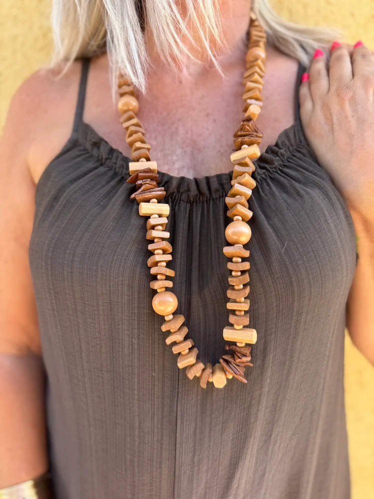 Collier Pablo caramel