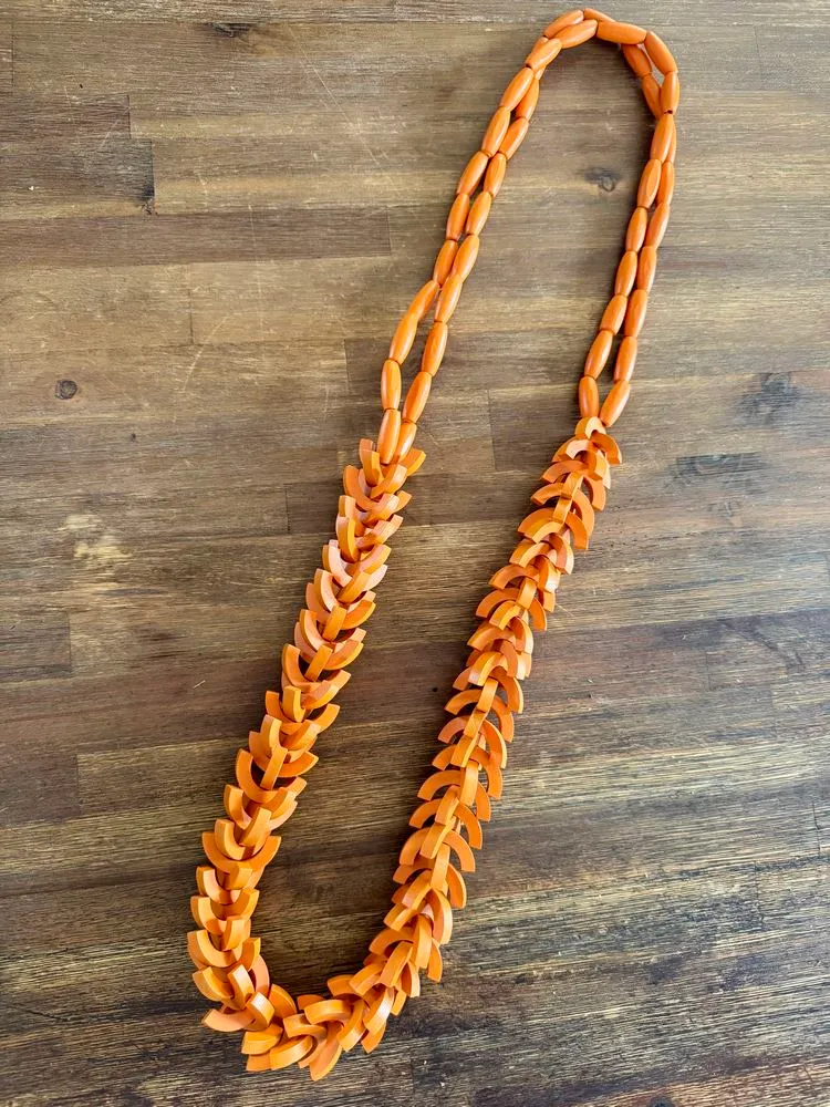 Collier Polo orange