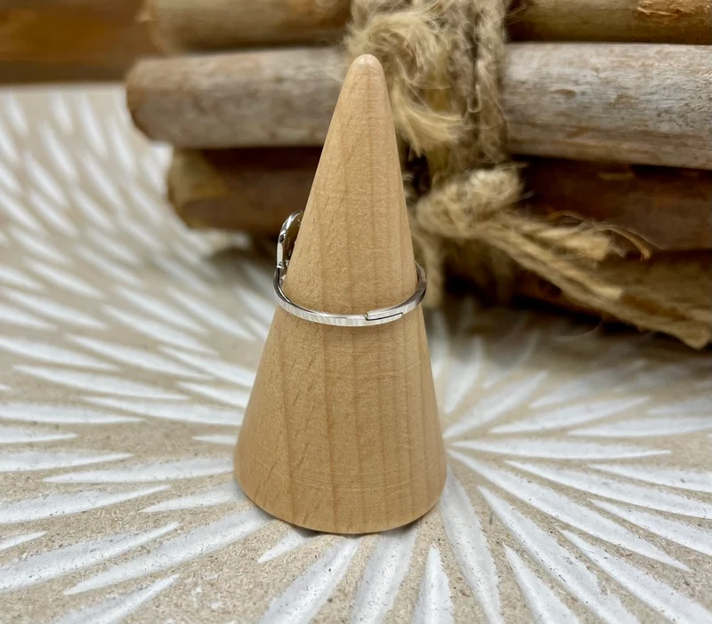 Bague acier inoxydable Coeur