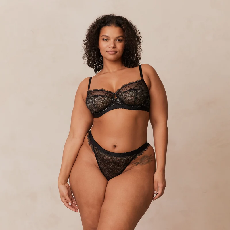 Desire Balcony Soutien-Gorge - Noir