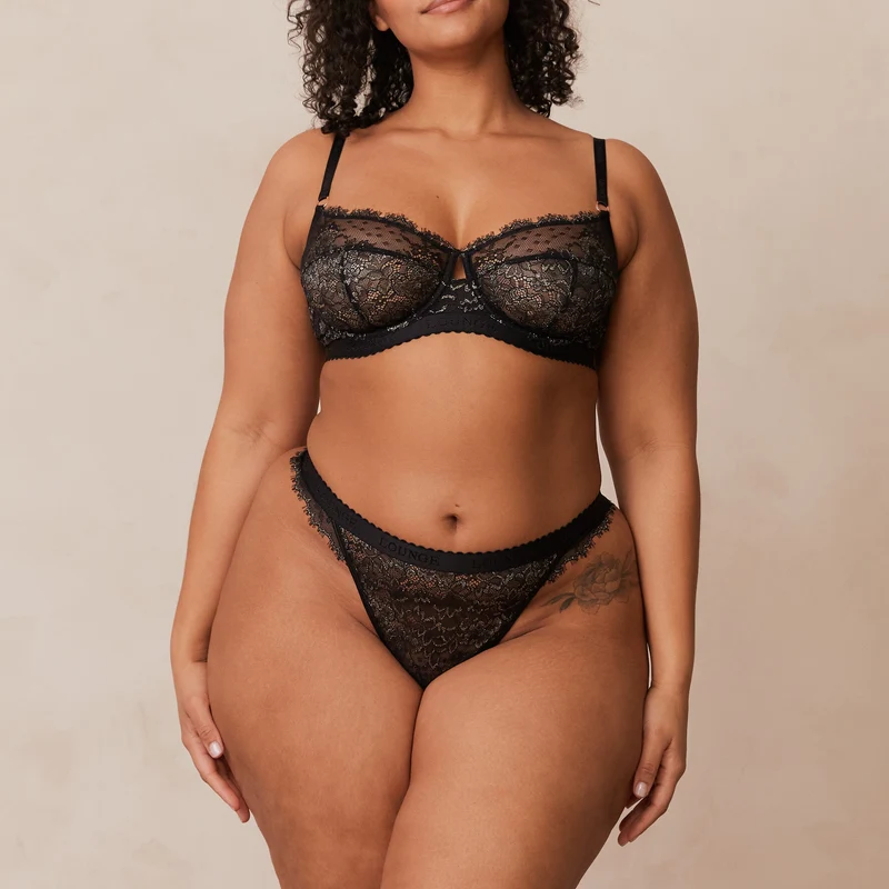 Desire Balcony Soutien-Gorge - Noir