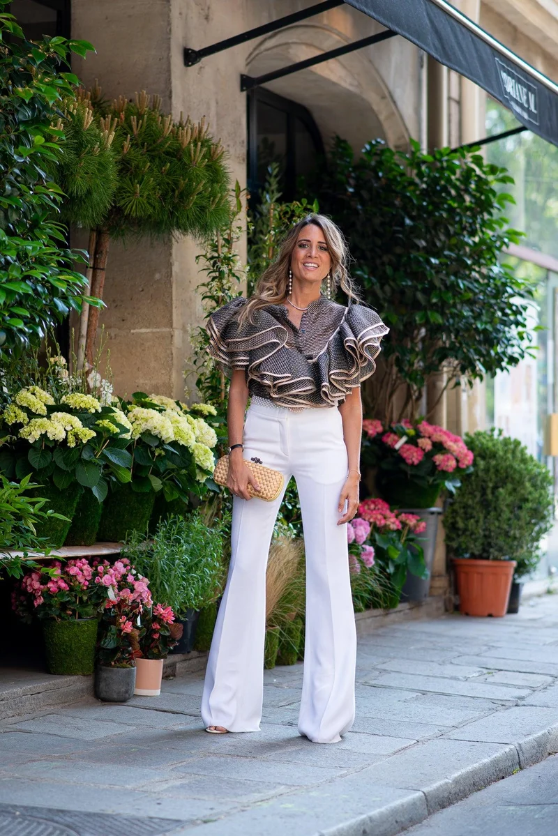 Pantalon Pucci blanc